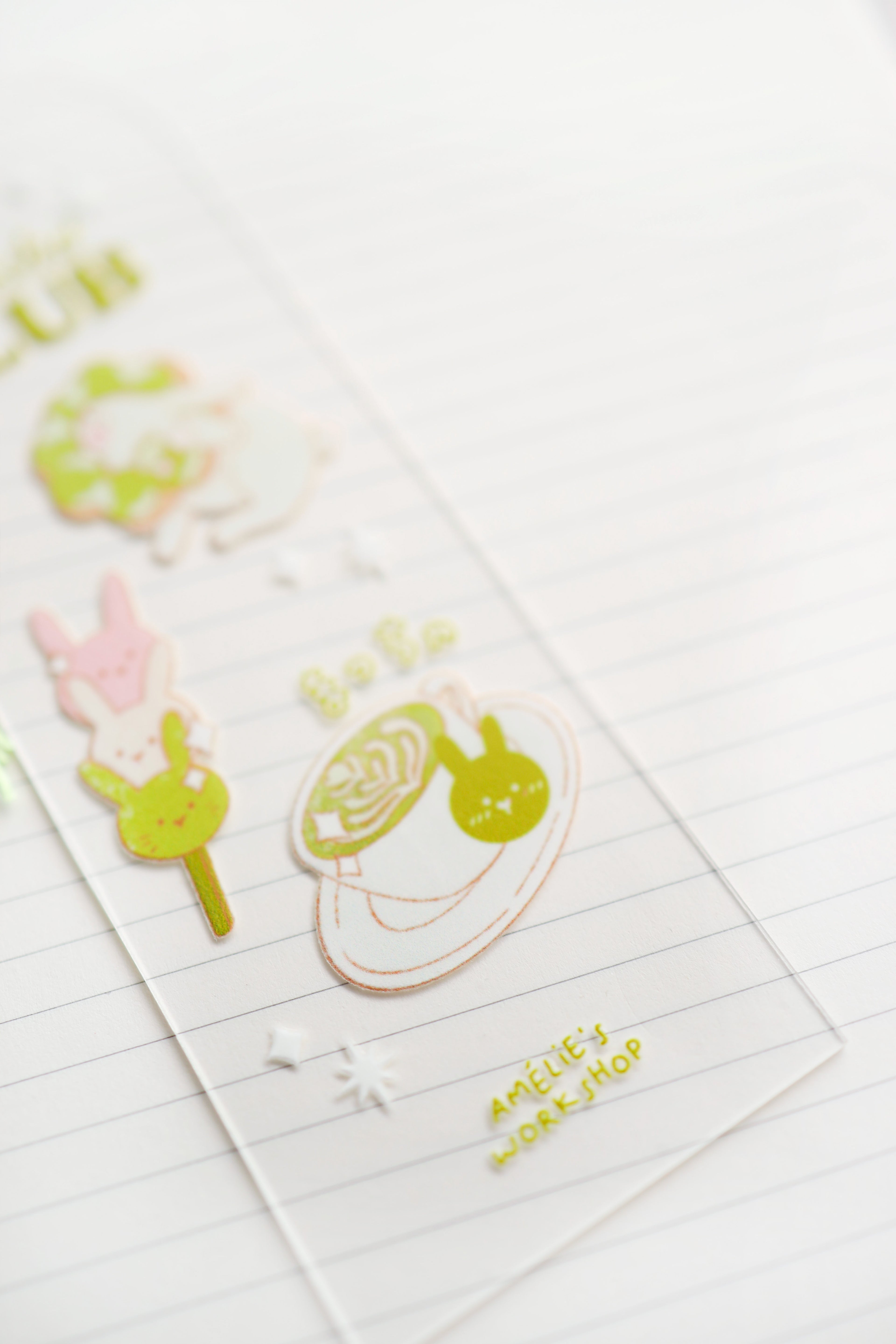 Marque-page matcha club