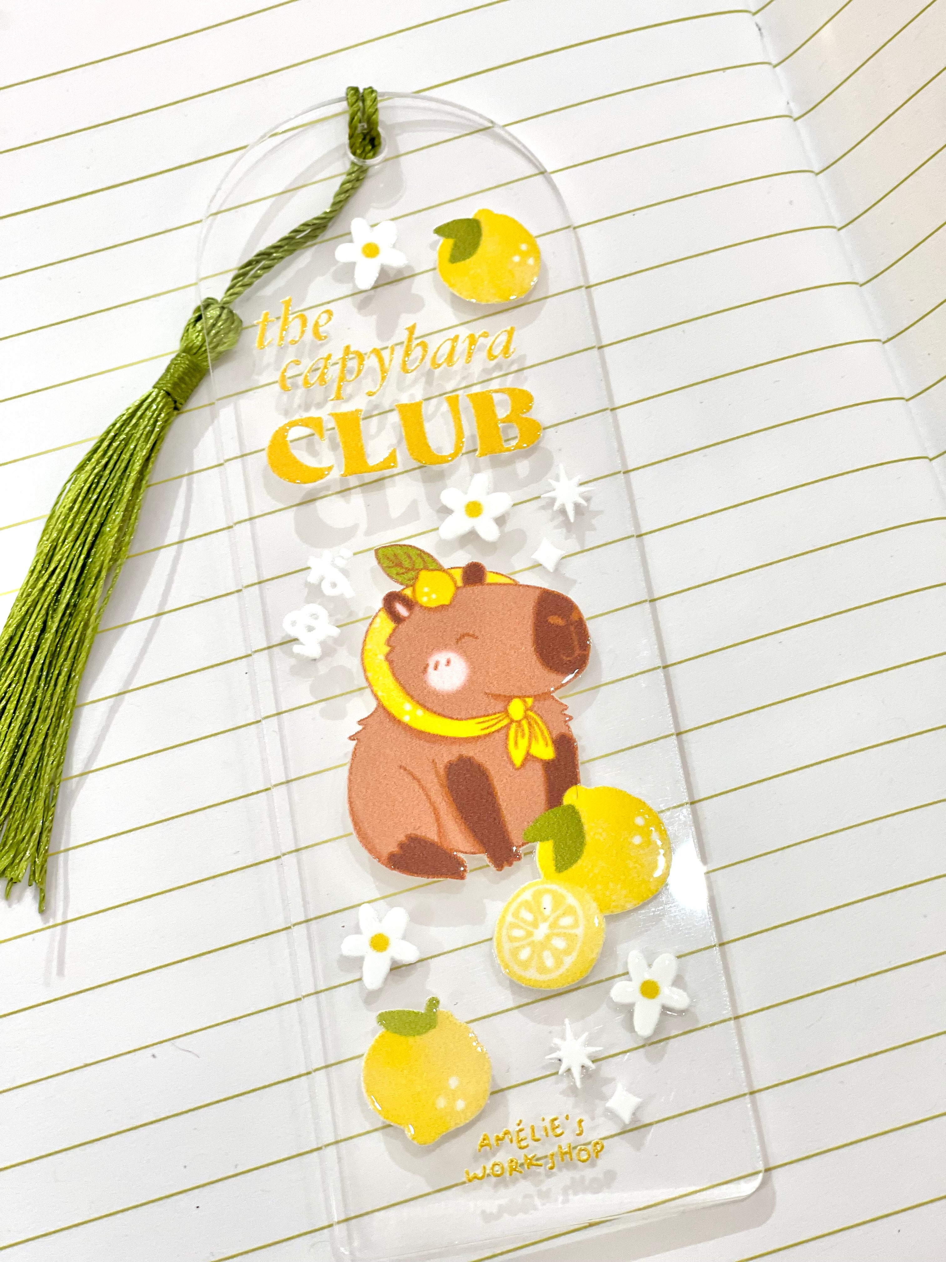 Marque-page yuzu capybara