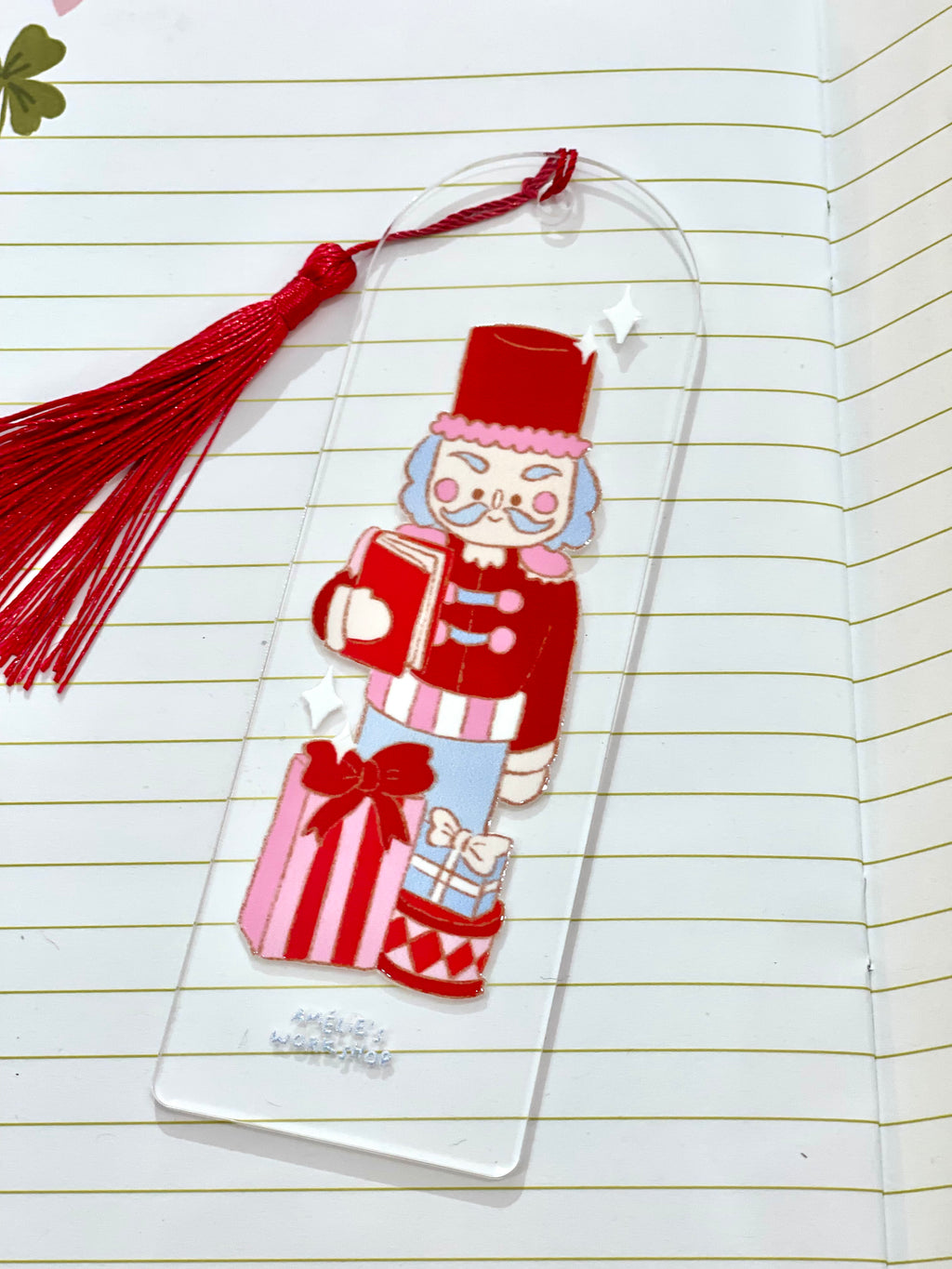 Marque-page noël cassenoisette