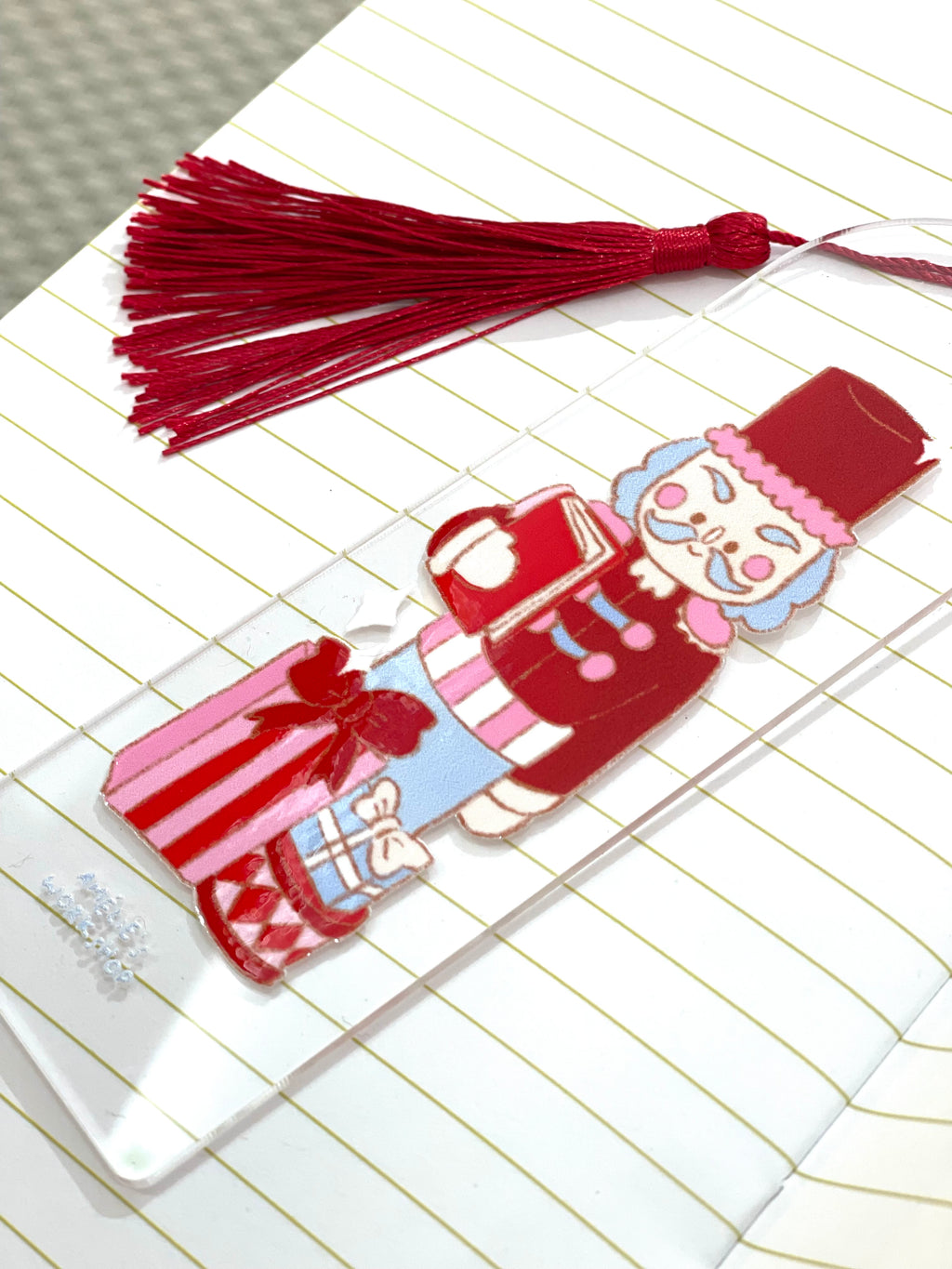 Marque-page noël cassenoisette