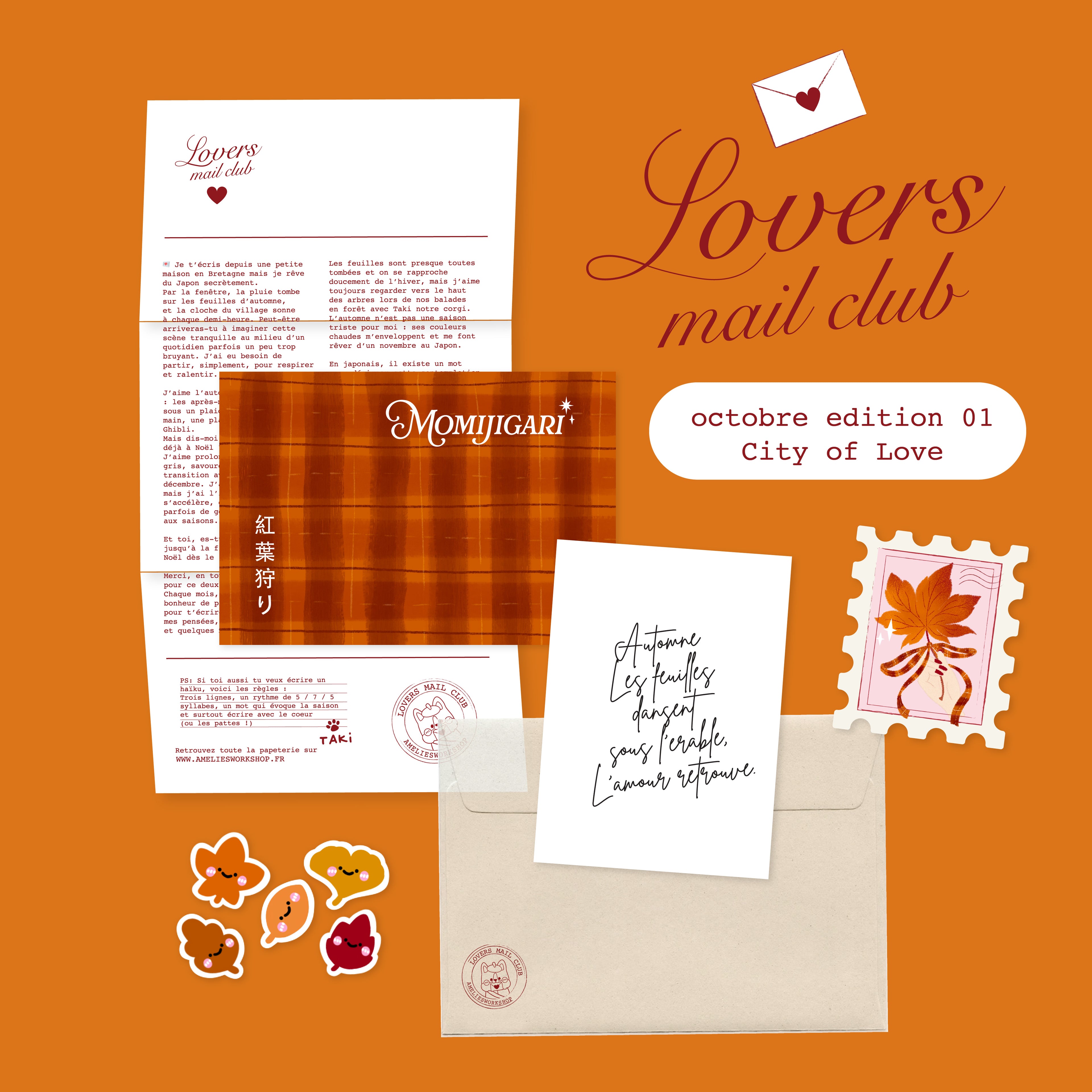 Lovers Mail Club / Le courrier de l'amour ( novembre edition 02 )