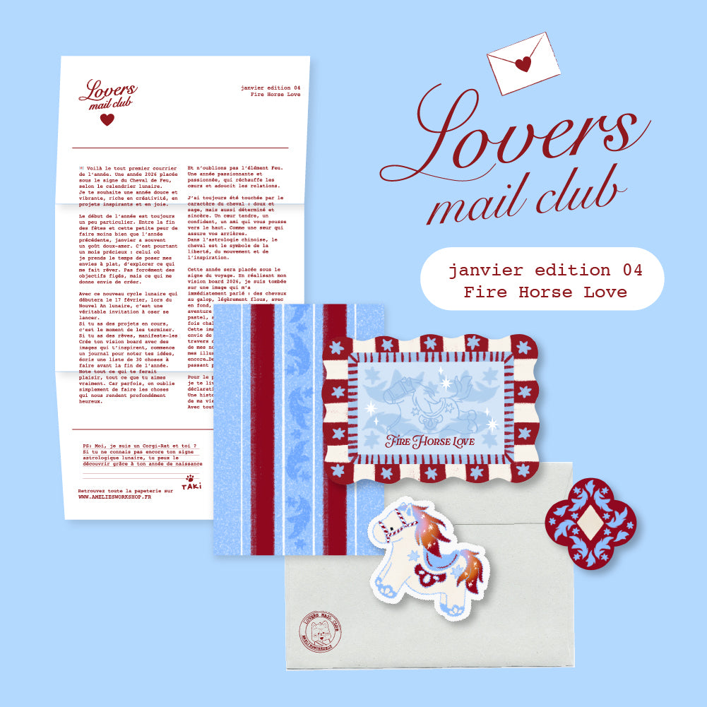 Lovers Mail Club / Le courrier de l'amour ( janvier édition 04 )