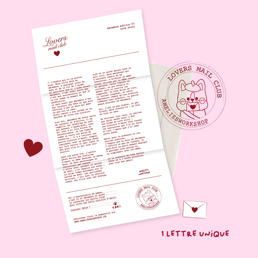 Lovers Mail Club / Le courrier de l'amour ( décembre edition 03 )