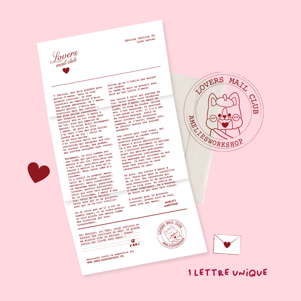 Lovers Mail Club / Le courrier de l'amour ( février édition 05 )