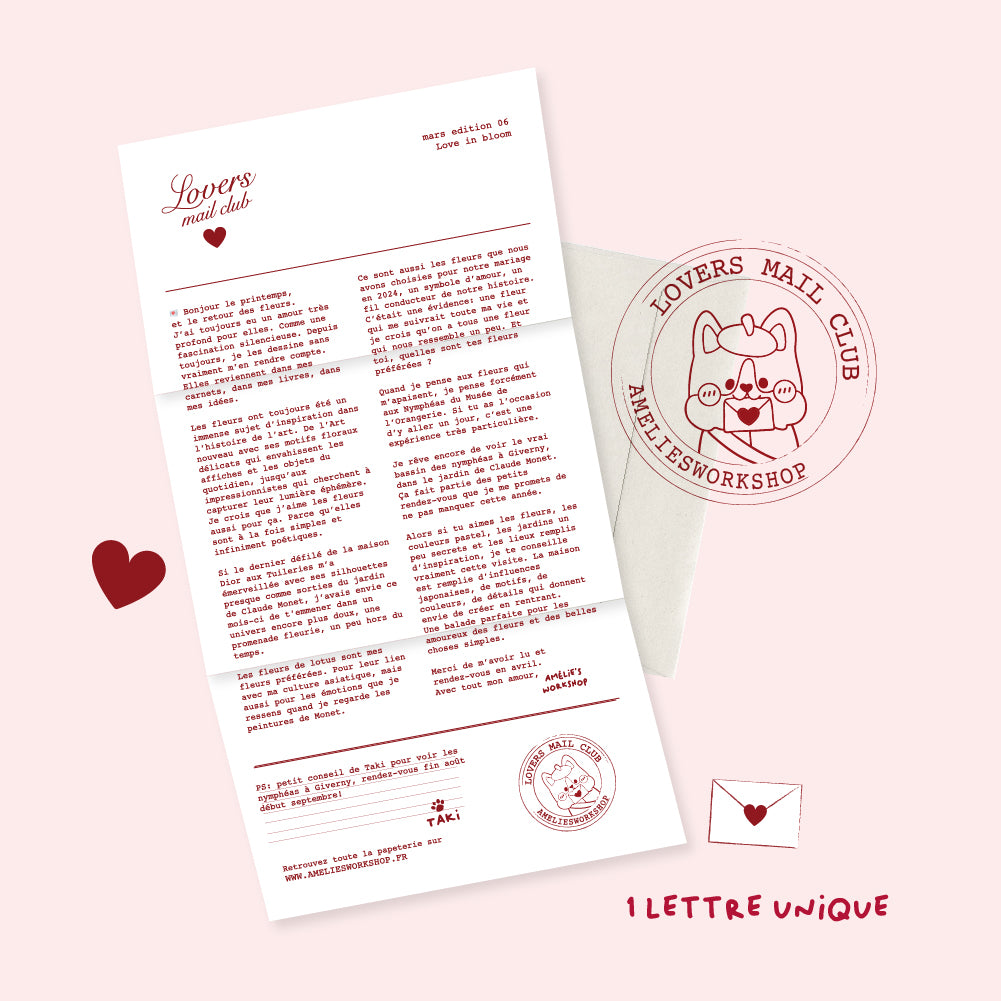 Lovers Mail Club / Le courrier de l'amour ( mars édition 06 )
