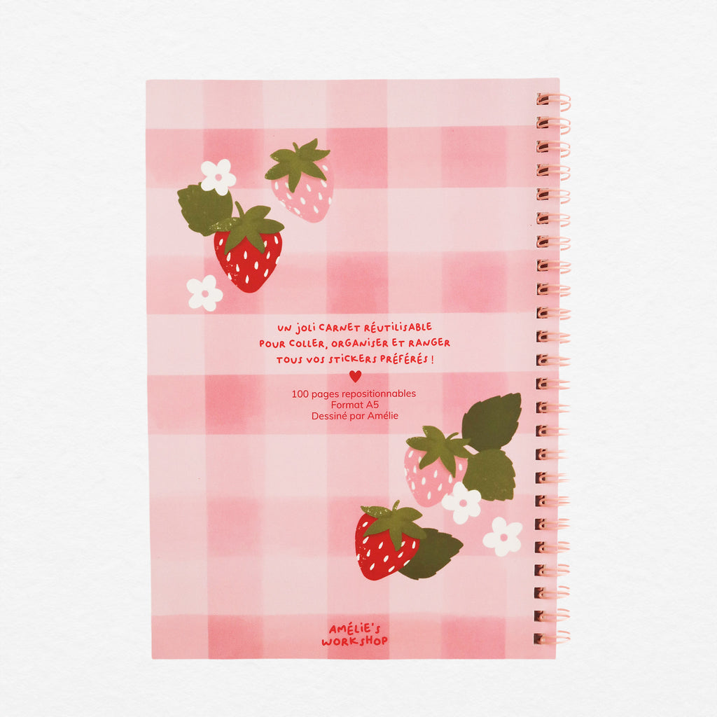 PRÉCOMMANDE Carnet " ma collection de stickers "