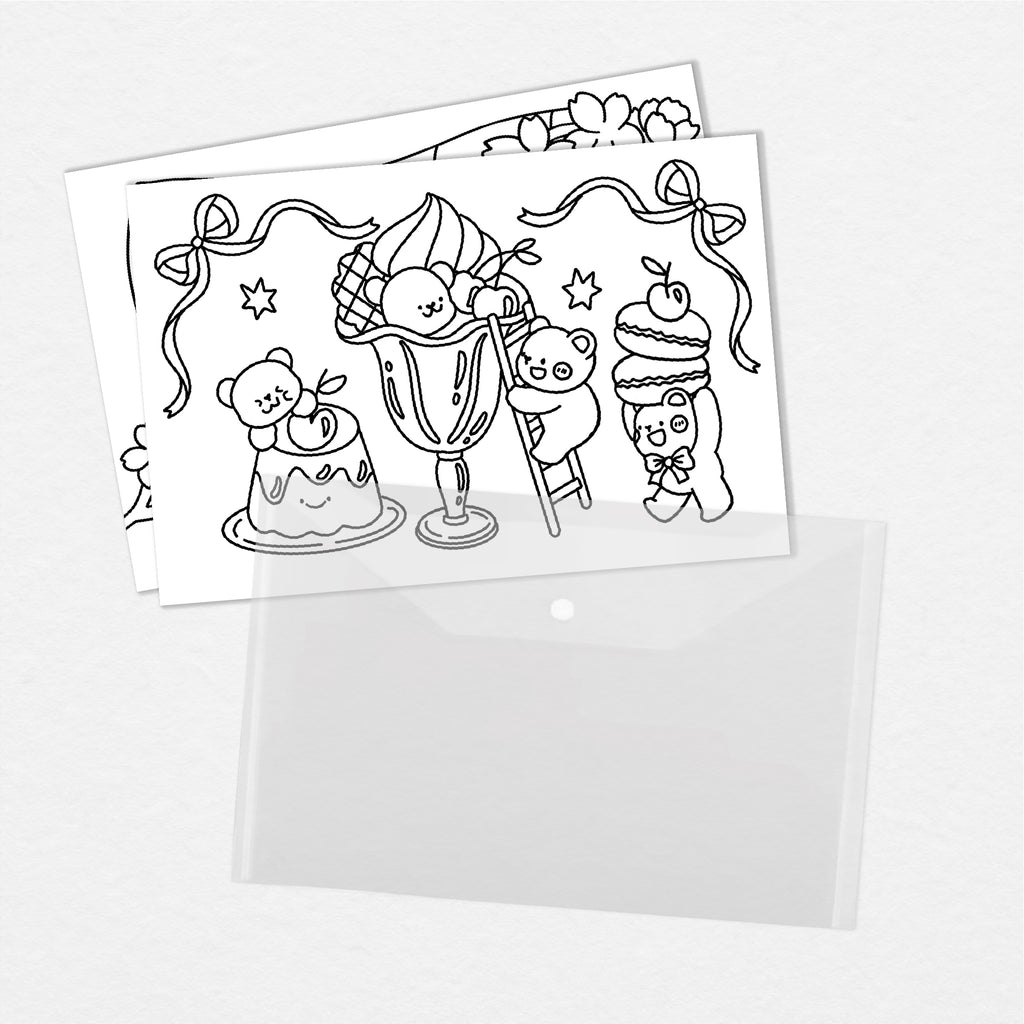 Cute Kyoto/ Nara / Uji Japan Coloring Book