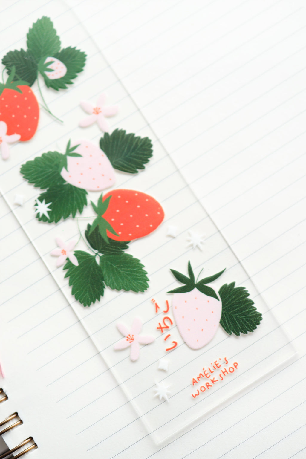 Marque-page fraise