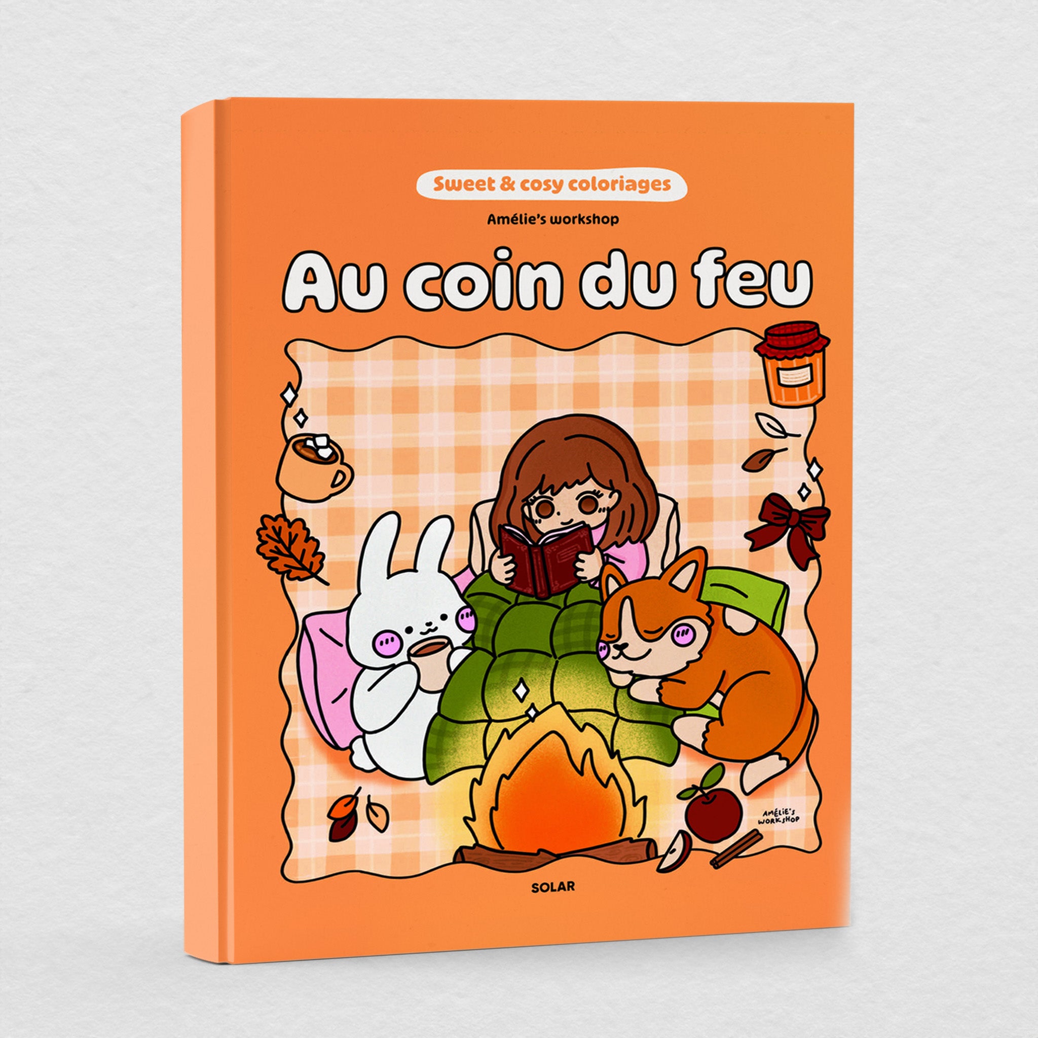 Au coin du feu - Sweet and cosy coloriages PRÉCOMMANDE