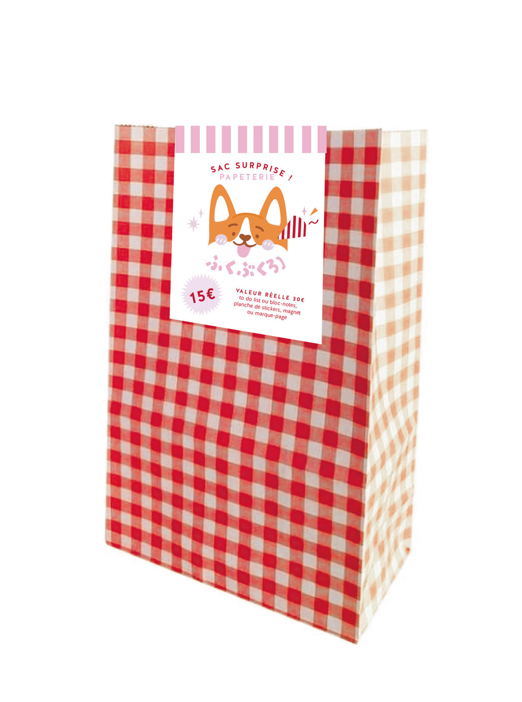 Sac surprise Thème fraise