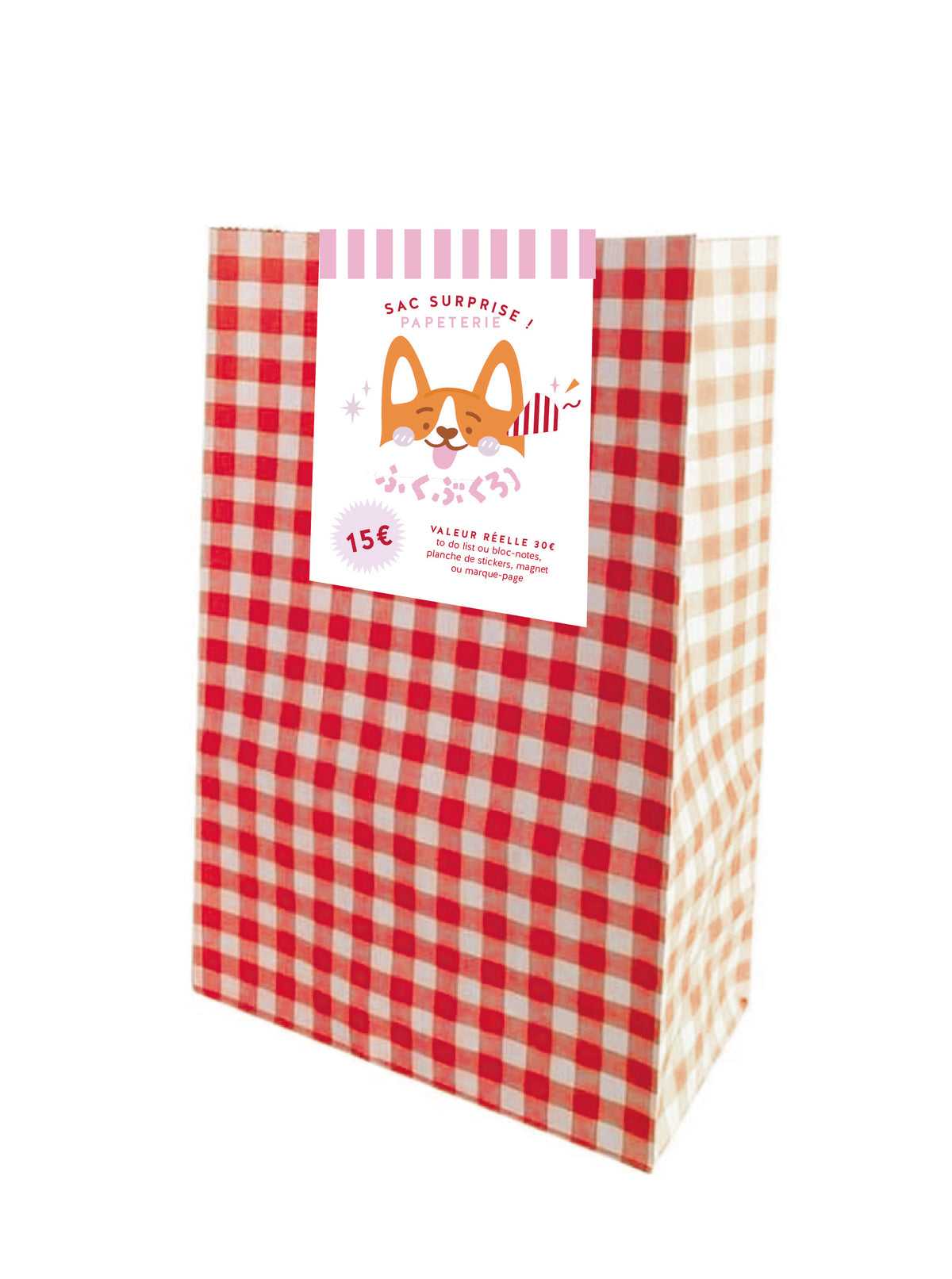 Sac surprise Thème fraise