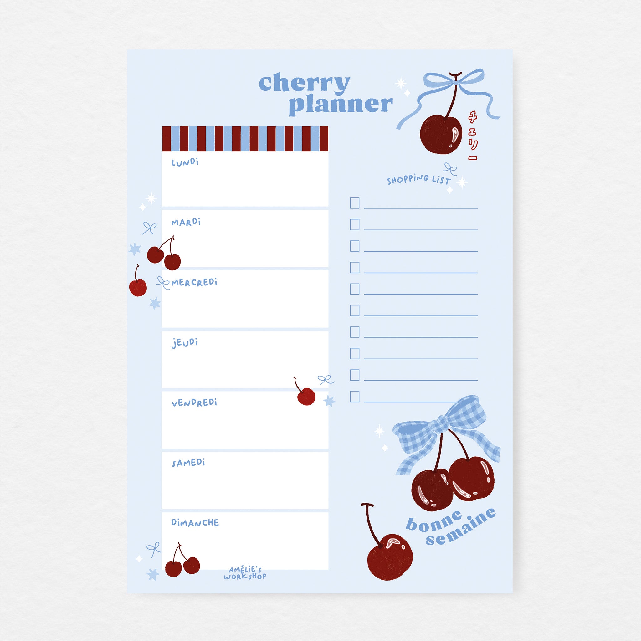 Planner A5 Cherry