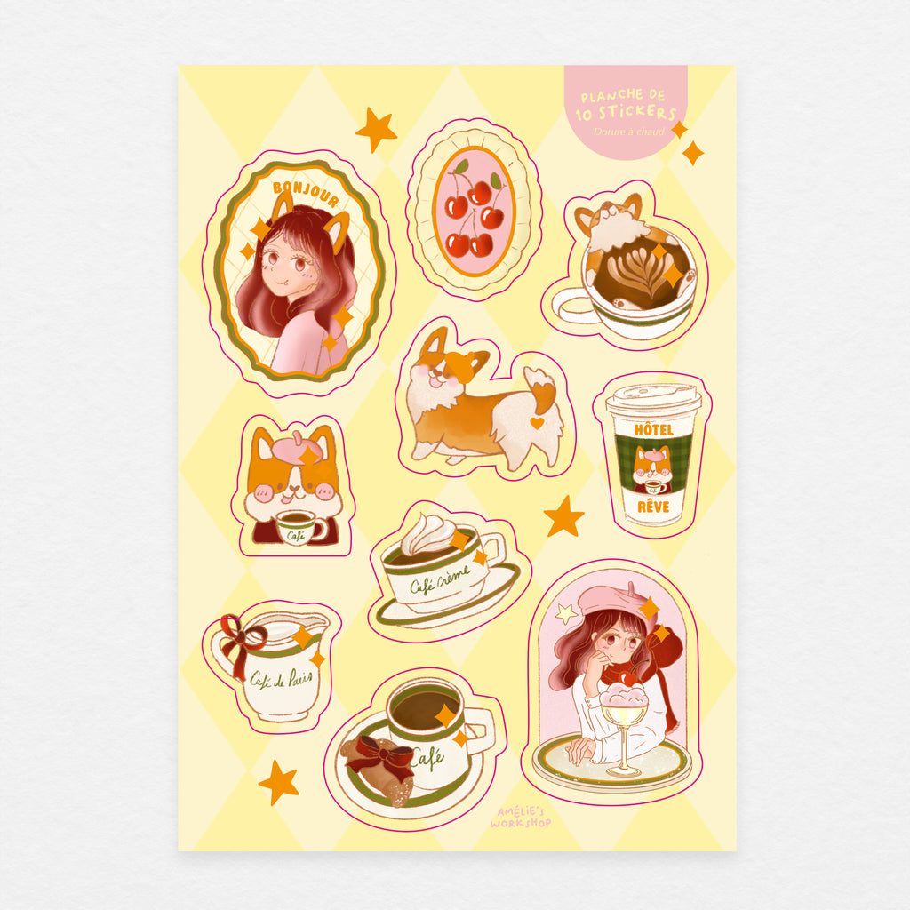 Cute Kyoto/ Nara / Uji Japan Coloring Book