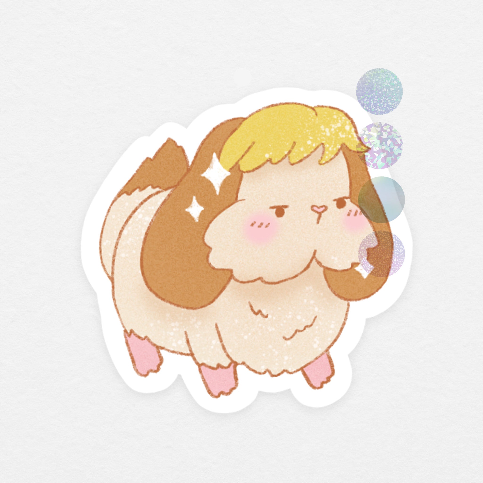 Sticker holographique: hein