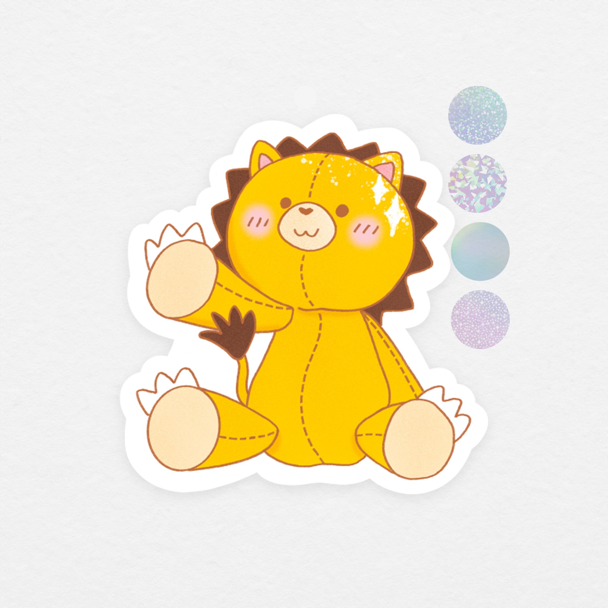 Sticker holographique: kon