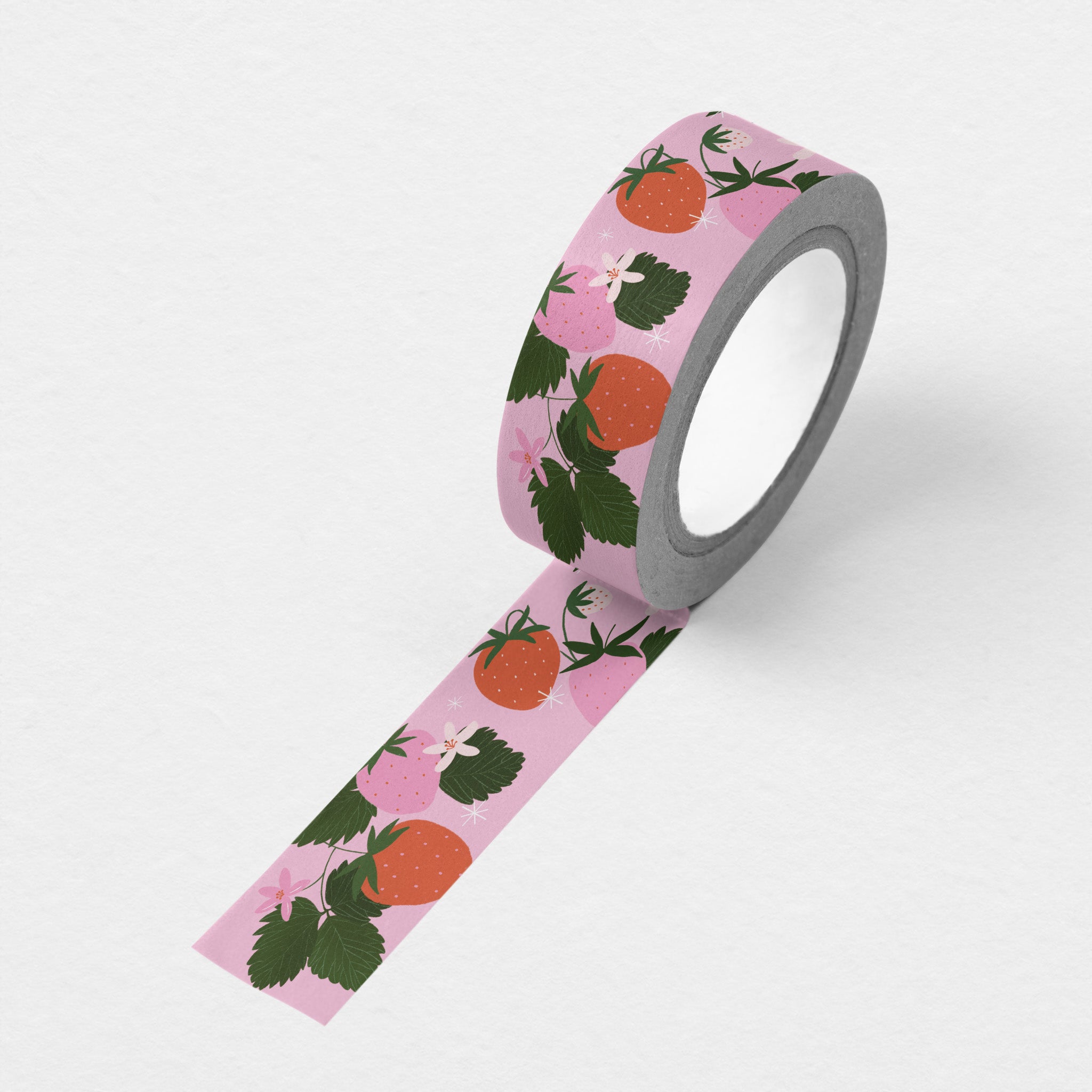 Washitape ruban adhésif fraise